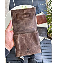DERİ TÜTÜN KESESİ CRAZY BROWN