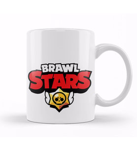 Brawl Stars  Logo  Kupa Bardak Porselen