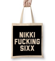 Nikki Fucking Sixx Bez Çanta Uzun Saplı