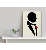BK Home The Godfather Tasarımlı Kanvas Tablo-2