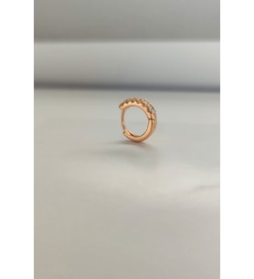 SIRA TAŞLI HELİX VE TREGUS PİERCİNG 24K ALTIN KAPLAMA
