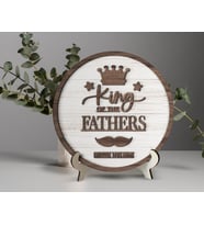 Bk Gift Kişiye Özel Kabartma Tasarım Ahşap Baba Tabelası, Babaya Hediye, Babalar Günü Hediyesi, Ev Dekorasyonu-11