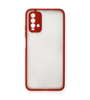 Xiaomi Redmi 9t Kılıf Montreal Silikon Kapak - Kırmızı