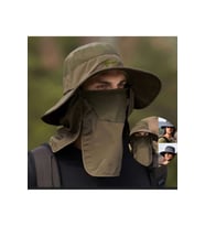 Captain Fisherman Style Foter BG-9073 Güneş ve Haşere Koruyuculu Gölgelikli Şapka