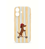 iPhone 17 Vorian İnce Kamera Korumalı Mika Kılıf Dachshund Riviera