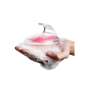 Konyax Silikon Yumuşak Duş Saç Fırçası