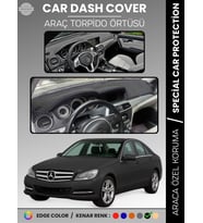 MERCEDES C CLASS W204 (2007-2014) Torpido Örtüsü Premium Kalite Özel Kesim UV Koruma
