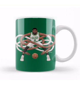 Gnarly Kyrie Celtics Kupa Bardak Porselen