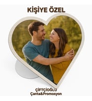 Kişiye Özel Fotoğraf Baskılı 80 Puzzle-Yapboz Sevgiliye Hediye 1 Adet Kalp