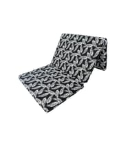 Katlanır Yer Yatağı (8 CM KALIN)Sünger Yatak 80x180x8 CM-SİYAH TÜY