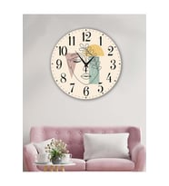bilge retro Tasarımlı Duvar Saati 35 x 35 CM (Karışık)