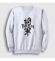 Presmono Unisex Beyaz Shogun Trivium Sweatshirt 179407tt (Beyaz)