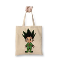 Hunter X Hunter Gon Bez Çanta Uzun Saplı Alışveriş Çantası Plaj Çantası (Beyaz)