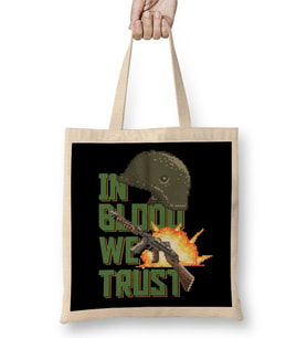 Soldier In Blood We Trust Bez Çanta Uzun Saplı