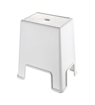 Geseus Banyo Taburesi  Büyük Boy Çok amaçlı Tabure-129-Beyaz