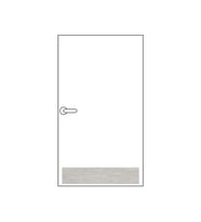 LOCKWAY Paslanmaz Kapı Mop Plate / Paspas Plakası