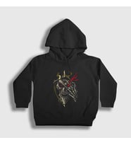 Presmono Unisex Çocuk Siyah Momonga Anime Overlord Kapüşonlu Sweatshirt 455022tt