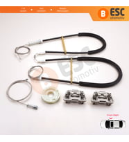 Jaguar X Type X400 2001-2009 4/5 Kapı C2S51553 İçin Elektrikli Ön Sağ Cam Kriko Tamir Seti