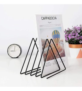 GO DEKOR Modern Tasarım Metal Dergilik Kiti İskandinav 3'gen 4 Gözlü Dergilik & Gazetelik