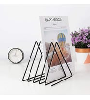 GO DEKOR Modern Tasarım Metal Dergilik Kiti İskandinav 3'gen 4 Gözlü Dergilik & Gazetelik