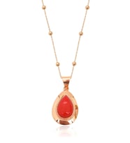 Pear Mercan Kolye - Rose