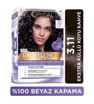 Loreal Excellence Cool Creme Saç Boyası 3.11 Ekstra Küllü Koyu Kahve