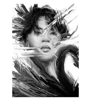 Siyah Kuğu Jimin Bts Tablo Ahşap Poster Dekoratif Kod2483