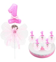 1 Yaş Lavantalı Çubuk Süs, Pembe (STD)
