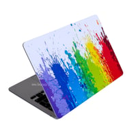 McStorey Macbook Air M1 Kılıf A2337 ile Uyumlu Sticker Kaplama Laptop Koruyucu Paint01NL (Karışık)