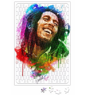 Bob Marley Mutluluğun Rengi Puzzle 240 Parça Yapboz