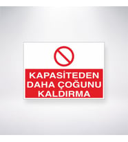 Kapasiteden Daha Çoğunu Kaldırma 21x35 Arkası Yapışkanlı Levha
