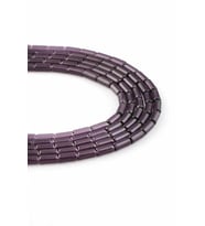 Cam Parlak Mor Silindir Kesim 5x10mm Dizi
