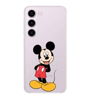 Samsung Galaxy S23 Plus  Kamera korumalı Kapak Mickey Mouse Tasarımlı  Şeffaf Kılıf