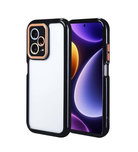 Xiaomi Redmi Note 12 Pro Plus 5G Uyumlu Kılıf Kamera Korumalı Renkli Kenar ve Çerçeve Tasarımlı Zore Vitamin Kapak