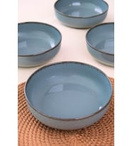 Mavi 4 Parça Kase Seti, 15cm, Şık ve Dayanıklı, Modern Tasarım