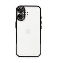 Apple iPhone 16 Kılıf Razer Lensli Silikon - Siyah