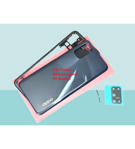 Oppo A72 Uyumlu FULL KASA Arka Kapak Batarya Kapağı - SİYAH