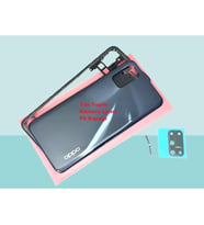 Oppo A72 Uyumlu FULL KASA Arka Kapak Batarya Kapağı - SİYAH