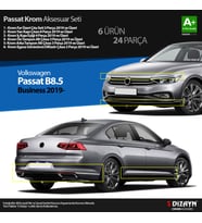 VW Passat B8.5 Business Krom Aksesuar Seti 24 Parça 2019-2023 A+Kalite