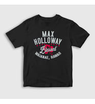 Presmono Unisex Çocuk Siyah Blessed Mma Ufc Max Holloway T-Shirt 473959tt