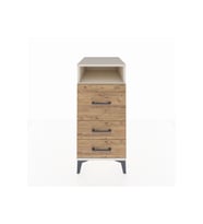 Kronos Komodin Tek Raflı 3 Çekmeceli 44x59x96 Aytaşı-Çam