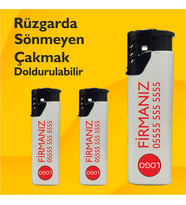 RÜZGAR ÇAKMAK - 100 ADET ÇİFT YÖN BASKILI
