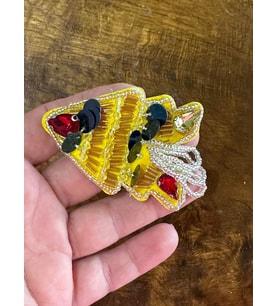 7X5 CM TAŞ BONCUK İŞLEME TASARIM ARMA YAMA DİKİŞ GİYİM AKSESUARI