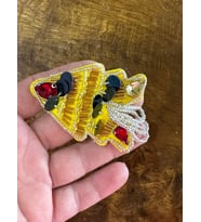 7X5 CM TAŞ BONCUK İŞLEME TASARIM ARMA YAMA DİKİŞ GİYİM AKSESUARI
