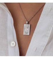 Snake Necklace - Serpent Necklace - Silver Python Pendant - Slytherin Necklace