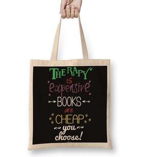 Books Therapy Bez Çanta Uzun Saplı