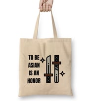 TO BE ASIAN IS AN HONOR Stop Asian Hate Bez Çanta Uzun Saplı