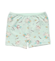 Kız Çocuk Su Yeşili Unicorn Desenli Boxer