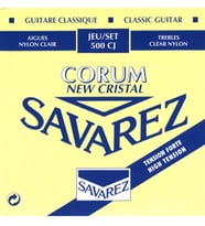 Gewa 656127 Savarez Corum New Cristal 500CJ Klasik Gitar Teli  Kristal Netliğinde Naylon Tizler ve Yüksek Tansiyonlu Güçlü Bas Tonlar