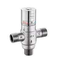 Eca Kumlu Krom Renkli Termostatik Karışım Vanası G 1/2" 402163002